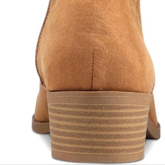 American Rag Women's Tori Fabric Pointed Toe Ankle Fashion Boots Brown Size 11 M - Picture 2 of 12